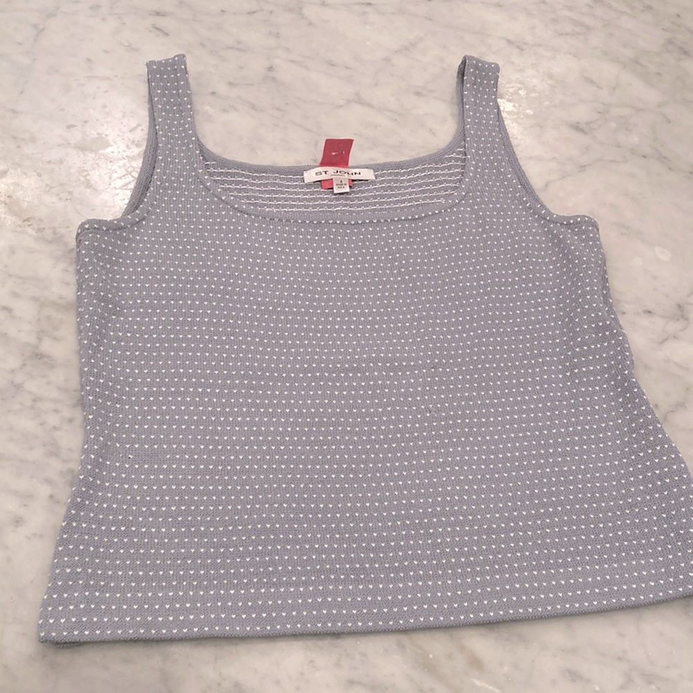 ST. JOHN knit tank top